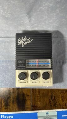 Pollenex Splash Dance AM/FM Shower Radio Model SR1 Water Resistant